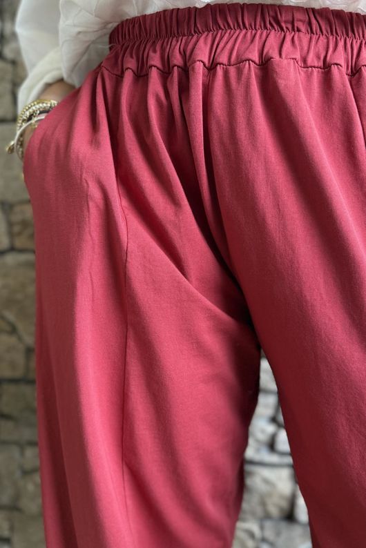 Jo Jo Quirky Classic Barrel Pant Sangria